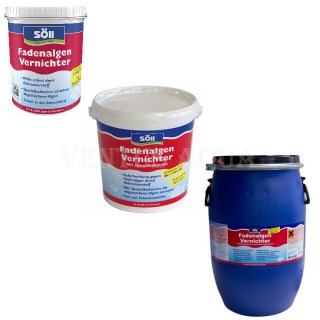 FadenalgenVernichterдо 1660 м³ 250г/500г/1кг/2.5кг/5кг/10кг/25кг/50кг препарат против нитчатых водорослей в пруду 12508 фото