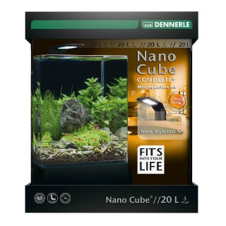 Аквариум кубик комплект NanoCube Complete+Style LED 20 литров DEN-5583 фото