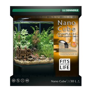 Аквариум кубик комплект NanoCube Complete+Style LED 30 литров DEN-5584 фото